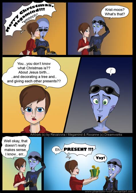 Megamind S First Christmas By Phantom Wolf On Deviantart