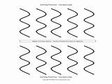 Curved Cutting Lines Worksheet Practice sketch template