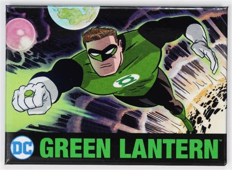 the green lantern fridge magnet justice league dc comics