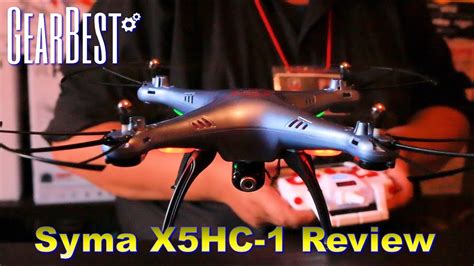 syma xhc   drone  altitude stabilization unboxing  flight gearbest