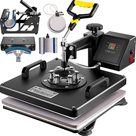 vevor    digital heat press machine transfer swing rotation diy printer ebay