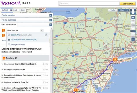 comparison  popular maps  driving directions sites ghacks tech news