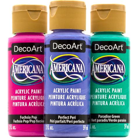 americana acrylics  colors decoart