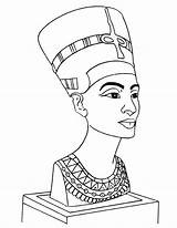 Nefertiti Coloring Queen Pages Bust Egyptian Kids Color Tattoo Ancient Egypt Choose Board Sheets Getcolorings Bestcoloringpages Pharaoh Books Drawings Head sketch template