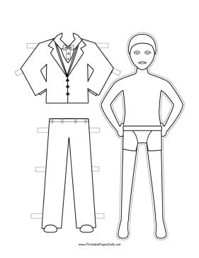 paper doll outlines