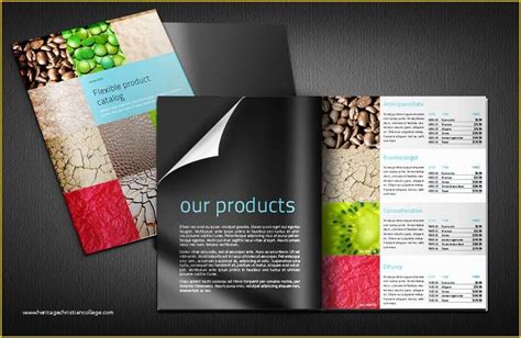 catalog template  flexible product catalogue indesign template