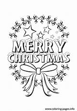 Christmas Merry Coloring Pages Kids Message Beautiful Printable Drawing Print Color Card Oriental Trading Templates Letters Xmas Colorings Cool Getcolorings sketch template