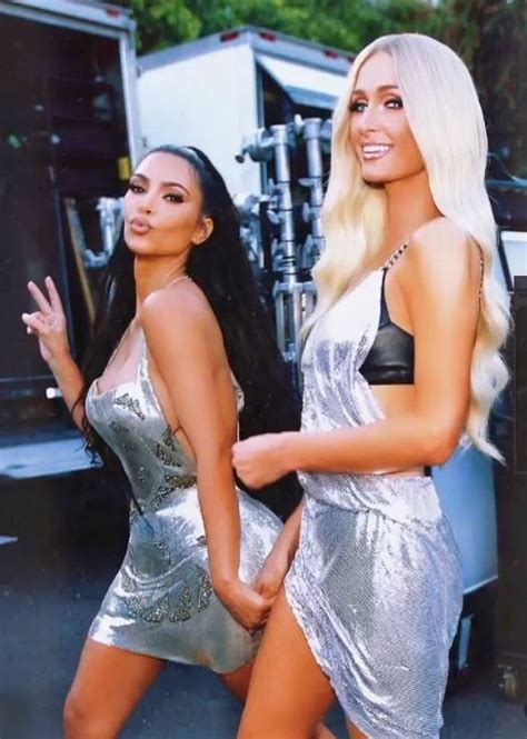 kim kardashian with paris looked glamorous in a stylish silver dress