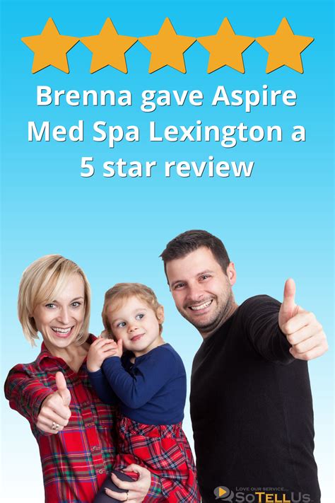 brenna  gave aspire med spa lexington   star review  sotellus