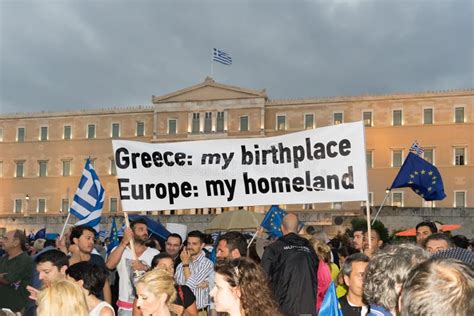 athens greece  june  greek people demonstrated   government