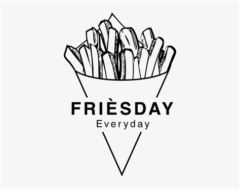 friesday transparent stock french fries logo  png