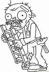 Zombie Zombies Ladder Coloringpages101 sketch template