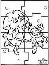 Puzzle Dora Funnycoloring Advertisement sketch template