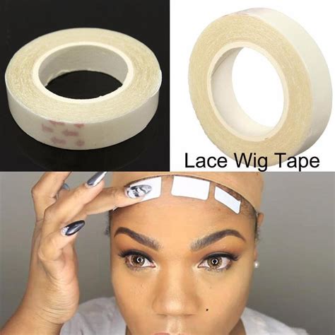 bellylady lasting double sided tape  weft wig lace glue tape hair extension adhesive