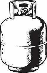 Propane Tank Clipart Clip Illustrations Gas Cartoon Vector Sketchy Illustration Clipground Bottle Stock sketch template