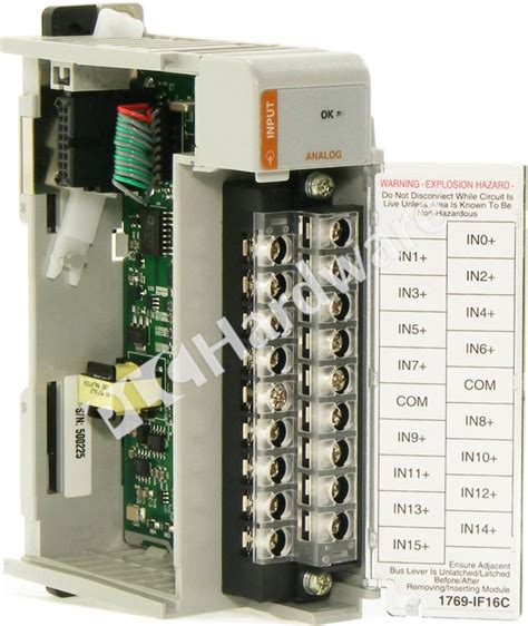 plc hardware allen bradley  ifc compactlogix  ch analog input module
