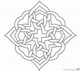 Coloring Pages Adults Celtic Knot Printable Kids sketch template
