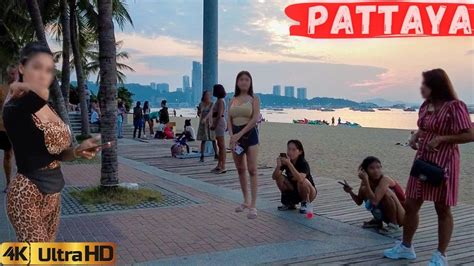 Pattaya Beach Road Scenes October 2022 Thailand Youtube