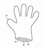 Glove Coloring Gloves Patents 67kb 2023 sketch template
