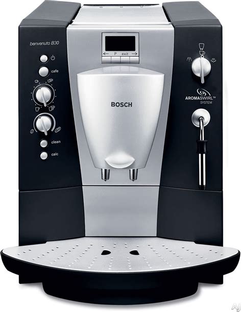 bosch tcauc fully automatic freestanding coffee machine  aromaswirl brewing system