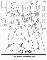 Respect Coloring Scout Cub Pages Printable Scouts Tiger Wolf Honesty Activity Makingfriends Clipart Logo Kids Boy Print Printables Scouting Coloringhome sketch template