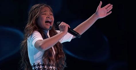 angelica hale wows america s got talent crowd with fight song