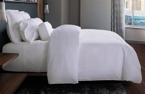 buy luxury hotel bedding from marriott hotels bird s eye stripe bed