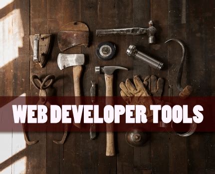 top web developer tools  developer