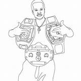 Wwe Coloring Pages Wrestling Goldberg Belt Printable Winner Gold Wrestler Template Hellokids sketch template