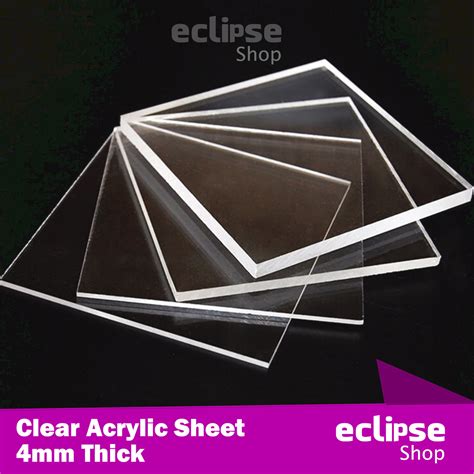 acrylic sheet clear plastic sheet plexiglass transparent mm thick