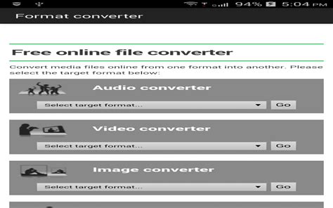 format converter amazonde apps fuer android