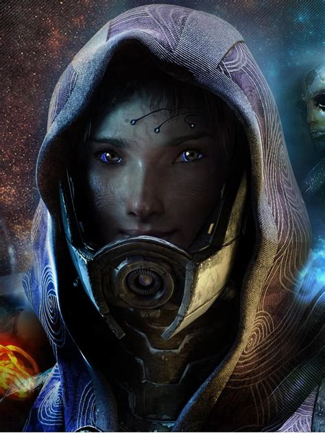 Mass Effect Tali No Mask With Images Mass Effect Tali Mass Effect