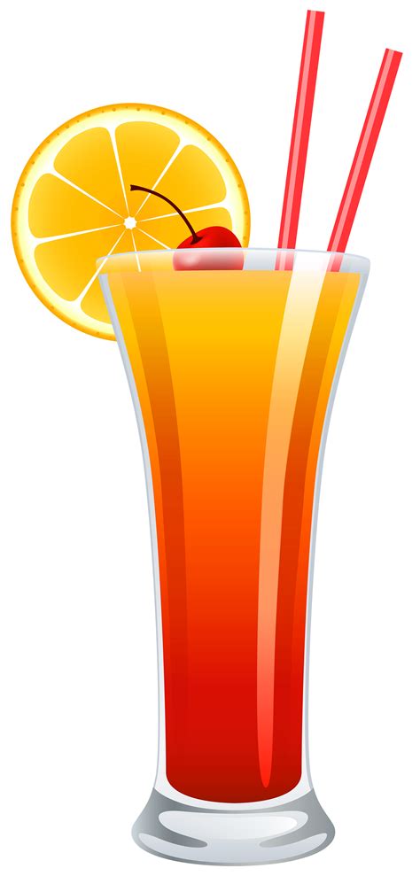 Cocktail Tequila Sunrise Png Clipart Best Web Clipart