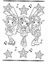 Coloring Strawberry Shortcake Pages Friends Print Valentine Colouring Color Birthday Kids Girls sketch template