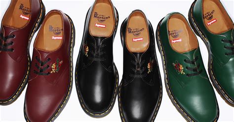 buy  supreme  dr martens collaboration    street style game