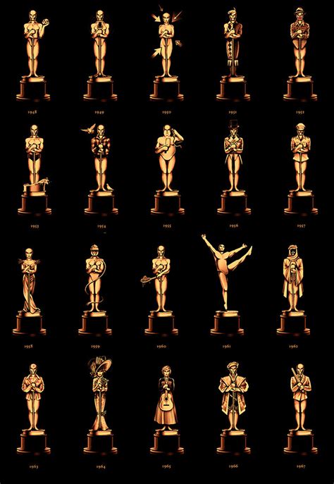 A Close Up Look At The 85 Years Of Oscar Poster By Olly Moss And A List