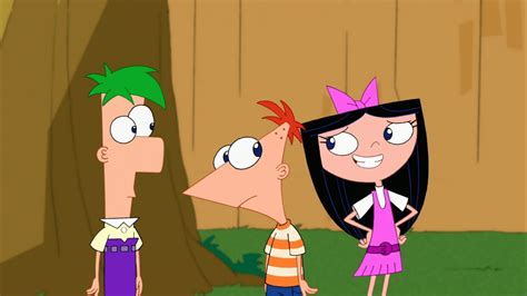 image isabella smiles awkwardly phineas and ferb