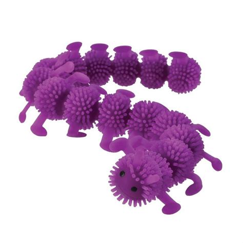 stretchy squishy caterpillar tactile fidget sensory toy  kids adhd autism pu office supplies