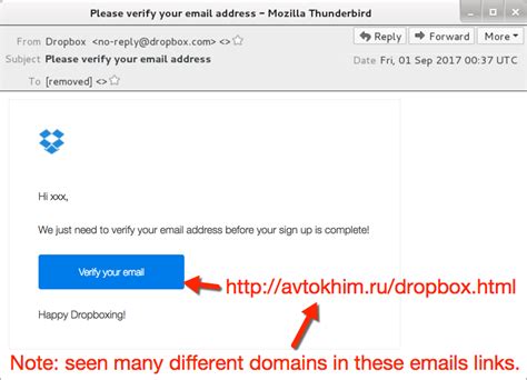 fake dropbox emails spreading locky ransomware