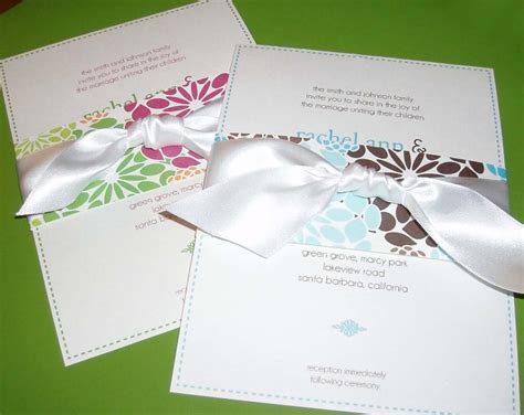 diy custom wedding invitation modern dandelion flower design