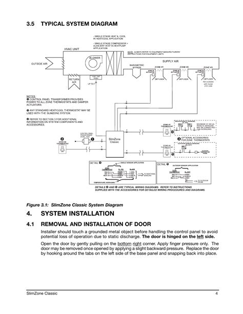 system installation  typical system diagram  removal  installation  door robertshaw