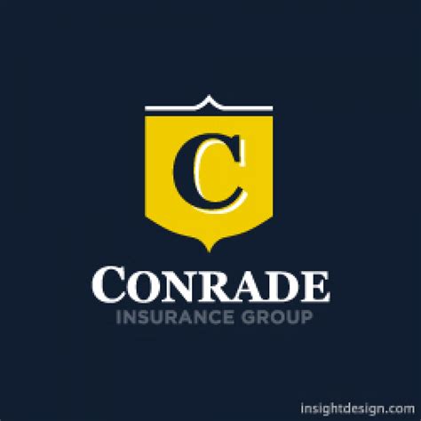 conrade insurance group logo design insight design