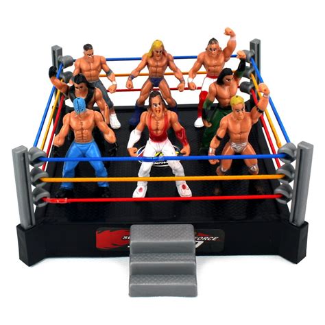 king  wrestlers play set toy accessories    rings