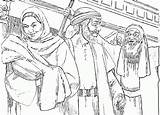 Coloring Presentation Nicodemus Jesus Temple Pages Comments Bible sketch template