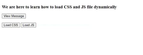 load css  js files dynamically geeksforgeeks