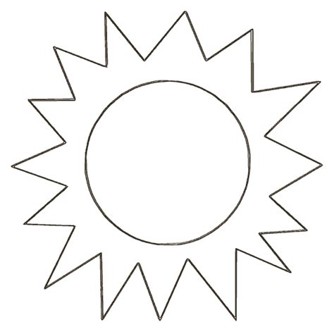 sun template sunbeams pinterest  printable craft  stenciling