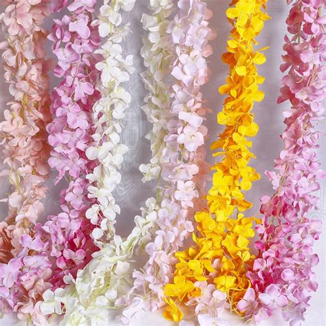 artificial flower wedding supplies flower strip cm string hydrangea