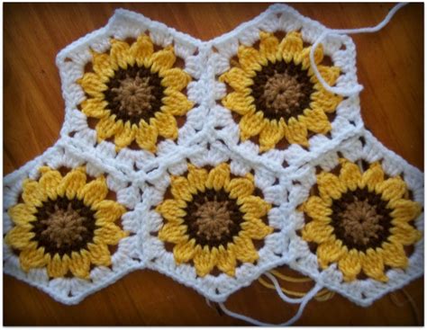 crochet mood blanket update   wips crochet sunflower crochet