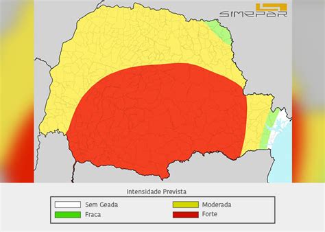 Paraná Tem Previsão De Geada Em Quase Todo O Estado Entenda O Mapa