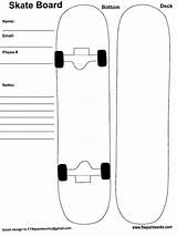 Skateboard Decks Dessin Coloriage Visiter sketch template